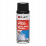 WURTH lakier spray CZARNY połysk RAL9005 400ml