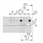 WURTH Prowadnica Dynamoov, 30-FP-LQ-SOFTCLOSE-500 - obrazek 7