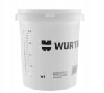 WURTH Wiadro do mieszania 30L z podziałką w litrach, przezroczyste