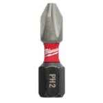 MILWAUKEE BIT SHOCKWAVE PH2 25MM-2SZT.