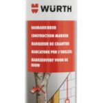 WURTH Marker budowlany czerwony 500ml