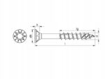 WURTH Wkręt ASSY 4 CSMP RW20 5X70/42 200szt. - obrazek 2