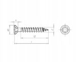 WURTH Wkręt ASSY AW20 OC.4X45 3.0 FBS 500szt. - obrazek 2