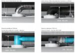 Stylowy gipsowy anemostat Ergovent 125 mm zestaw - obrazek 6