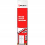 WURTH Silikon sanitarny acetatowy SZARY 310ml