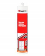 WURTH Silikon sanitarny acetatowy SZARY 310ml