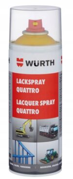 WURTH Lakier w sprayu Quattro CZERWONY RAL3000 - 400 ML - obrazek 5