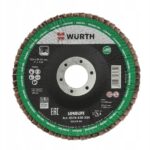 WURTH Tarcza szlif listkowa do stali D125P120 10sz