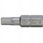 WURTH Bit do gniazd 6-kątnych SW4 dł. 25mm 5szt.