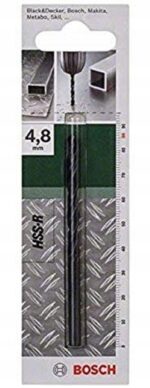 Bosch wiertło do metalu 4,8 mm HSS-R walcowe 4,8x86 mm
