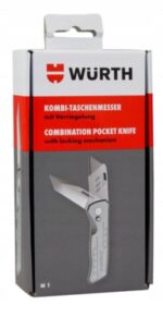 WURTH Nóż kieszonkowy wielofunkcyjny, składany COMBI 110mm - obrazek 8