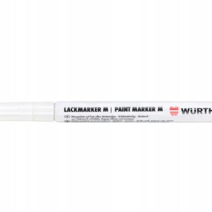 WURTH Marker z farbą permanentny BIAŁY 1-2MM 5szt.