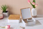Smukee Organizer z lusterkiem szary 14x14x5cm - obrazek 3