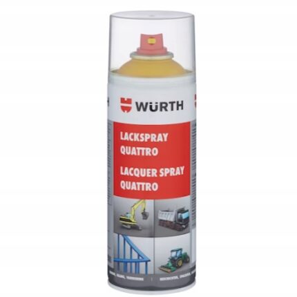 WURTH Lakier w sprayu Quattro CZERWONY RAL3000 - 400 ML