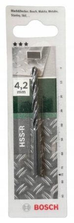 BOSCH Wiertło do metalu HSS-R 4,2x43/75 mm 1 szt.