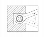 WURTH Zestaw kluczy płasko-oczk. z grzechotką 5szt - obrazek 3