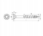 WURTH Wkręt ASSY RW40-(A3K)-6X60/37 200szt. - obrazek 2