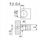 WURTH Łącznik systemowy SV20E PLUG-PZ2-19MM 200szt - obrazek 2