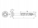 WURTH Wkręt ASSY SK RW40-(A3K)-8X300/100 50szt. - obrazek 2