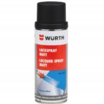 WURTH Lakier w spray'u, matowy CZARNY 400ML