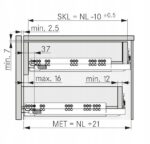 WURTH Prowadnica Dynapro, 40-LIQU-SOFTCLOSE-500 - obrazek 6