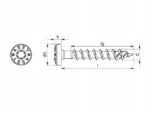 WURTH Wkręt ASSY RW20-(A2K)-4X20/18 1000szt. - obrazek 2