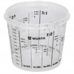 WURTH Kubek do mieszania lakierów 25sztuk - 385ml