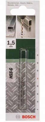 Wiertło do metalu Bosch HSS-G 1,5x18x40 op. 2szt