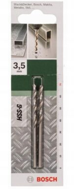 Wiertło do metalu Bosch HSS-G 3,5x39x70 op. 2szt
