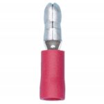 WURTH Wtyk okrągły izol. czerw. 4MM 0.5-1.0 100szt