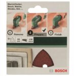 Bosch Home and Garden 93mm 120 5-częściowy zestaw arkuszy szlifierskich