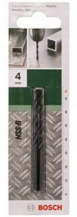 Bosch wiertło do metalu HSS-R 4 mm 4x75 mm walcowe 2 sztuki