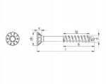 WURTH Wkręt ASSY SP PLUS-RW20-(ZN)-4X50/30 500szt - obrazek 2