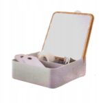 Smukee Organizer z lusterkiem szary 14x14x5cm