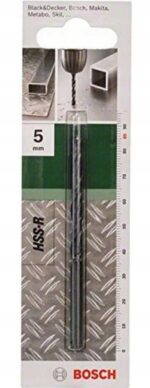 Bosch wiertło do metalu 5 mm HSS-R 5x86 mm walcowe