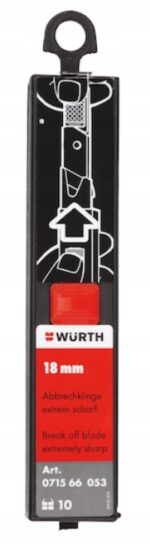 WURTH Ostrze wymienne odłamywane noża 18mm 10szt