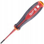 MILWAUKEE Wkrętak izolowany VDE do śrub Phillips, PH0x60mm