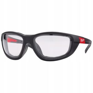 MILWAUKEE Okulary ochronne PREMIUM bezbarwne z uszczelką