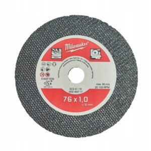 MILWAUKEE Tarcza cienka do cięcia metalu PRO+ 76x1x10mm 5szt.