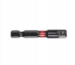 MILWAUKEE Adapter gniazda Shockwave 1/4'' Hex - 1/4" kwadrat, 50mm 1szt. - obrazek 2