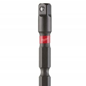 MILWAUKEE Adapter gniazda Shockwave 1/4'' Hex - 1/4" kwadrat, 50mm 1szt.